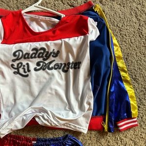 XXL kids Harley Quinn Halloween costume
